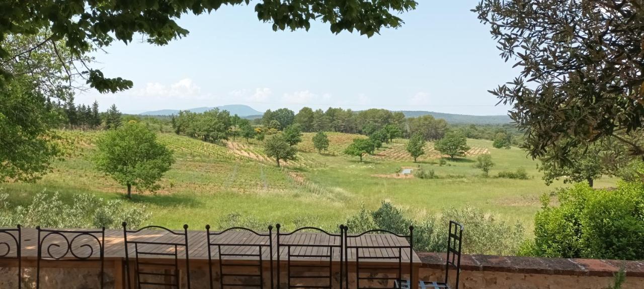 Bastide Au Milieu Des Vignes Et Des Oliviers Aups 빌라 외부 사진